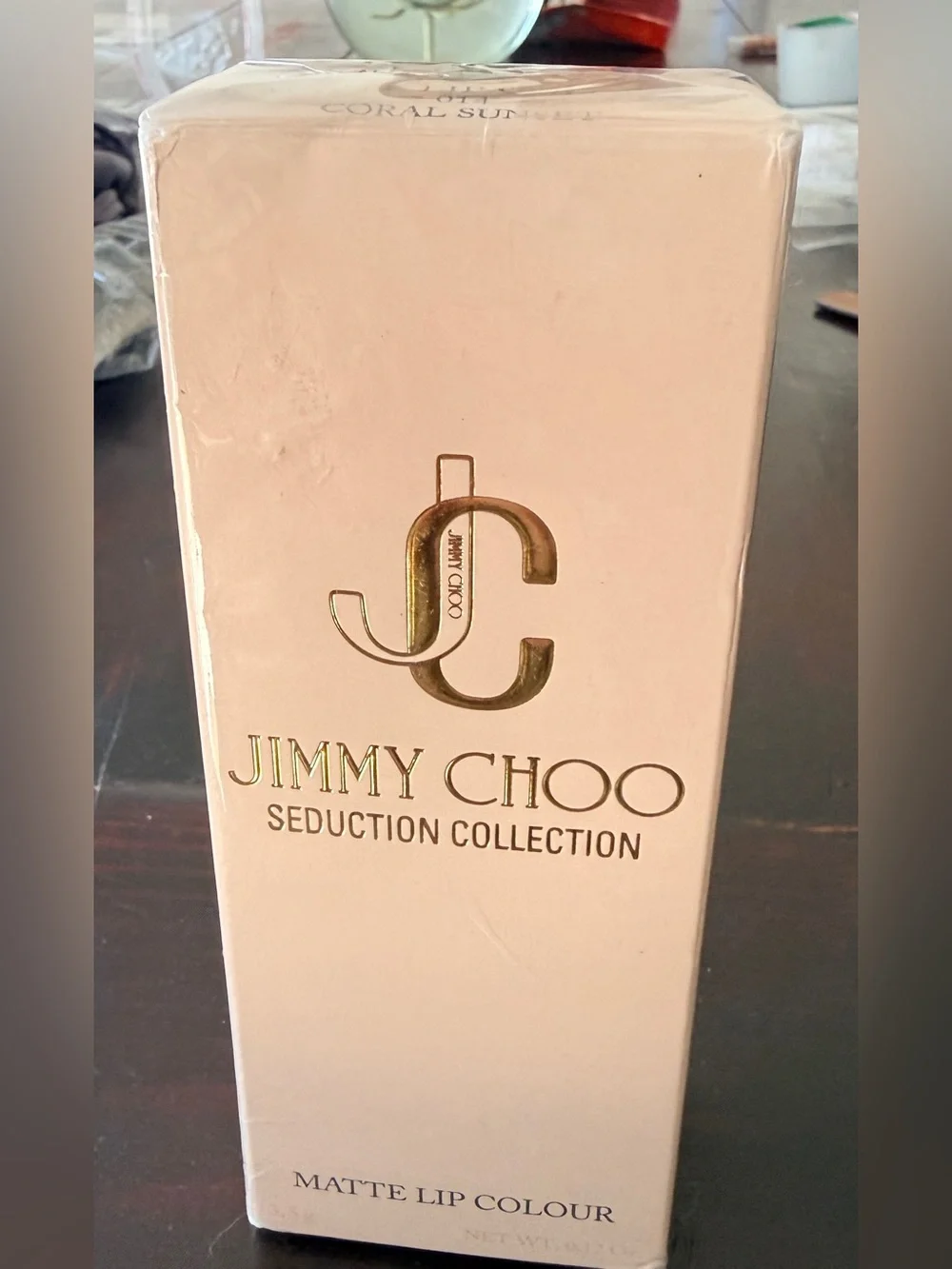 Jimmy Choo Seduction Collection JC Matte Colour in shade 014 Coral NIB MSRP $65